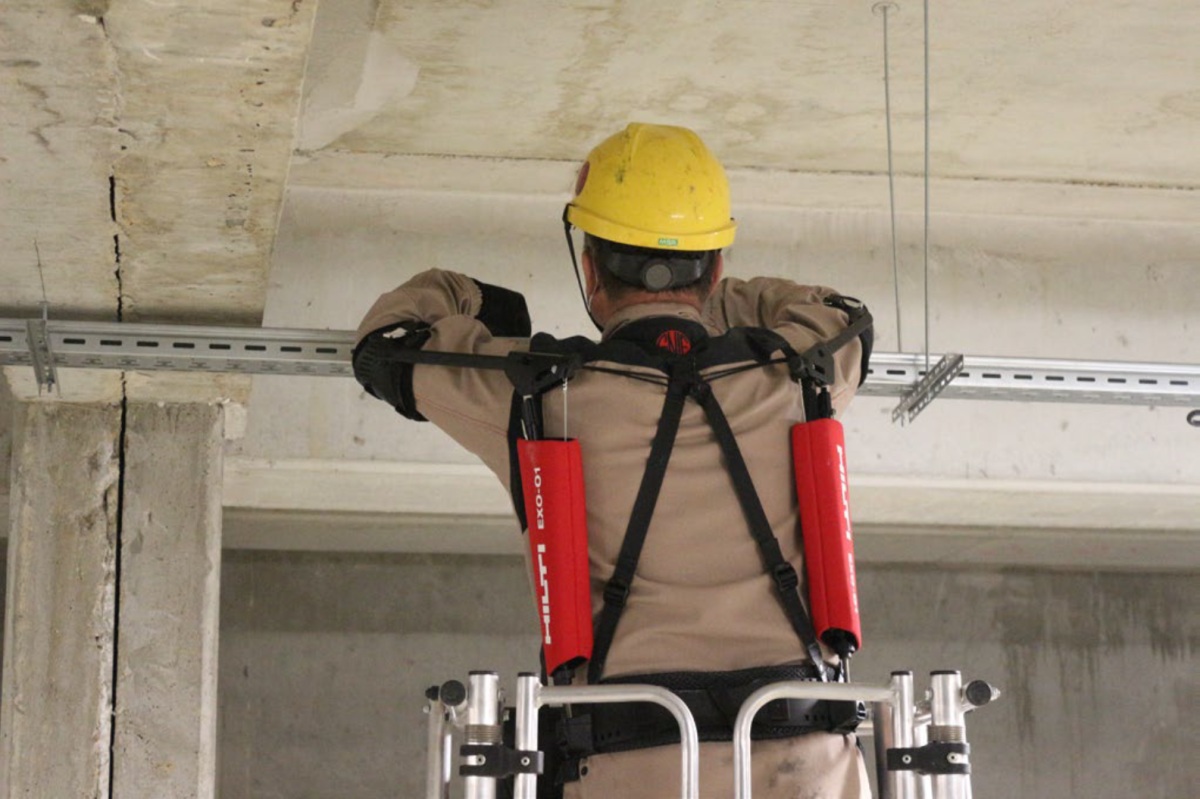 L'exosquelette EXO-S de Hilti. © Hilti